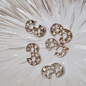 𝅺Number 3 Floating Charm for Picture Lockets